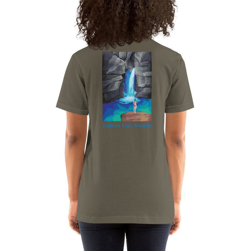 Unisex t-shirt Cathedral Falls Dominica