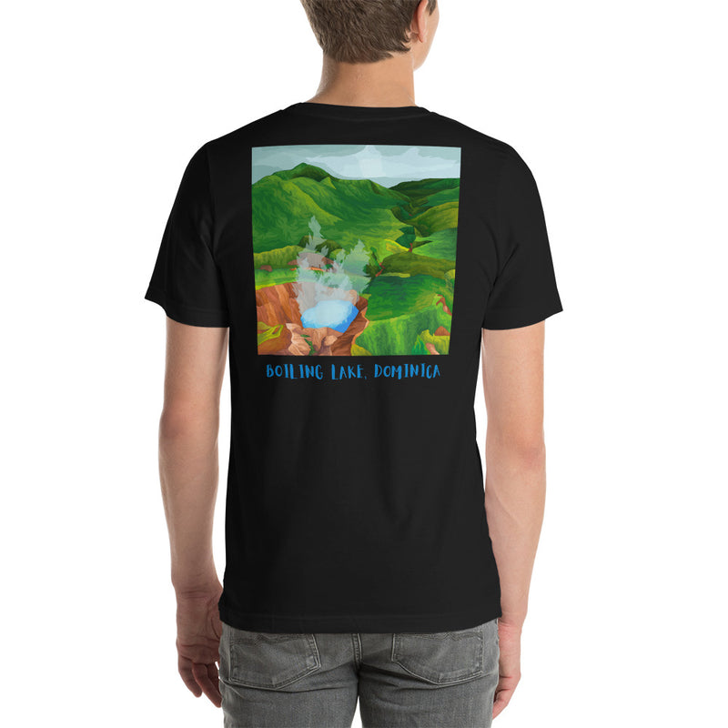 Unisex t-shirt Boiling Lake Dominica