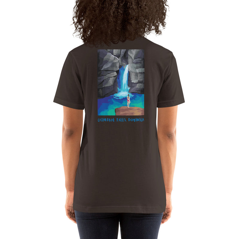 Unisex t-shirt Cathedral Falls Dominica