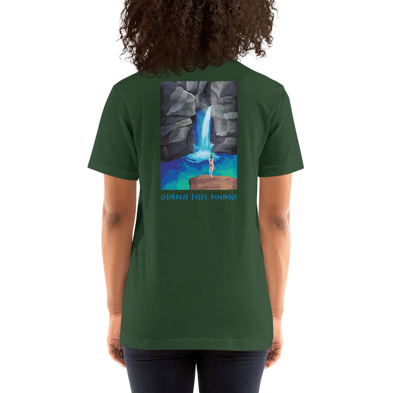 Unisex t-shirt Cathedral Falls Dominica