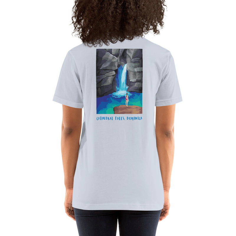 Unisex t-shirt Cathedral Falls Dominica