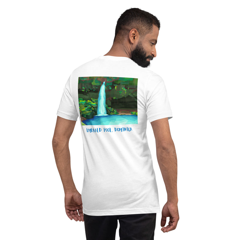 Unisex t-shirt Emerald Pool Dominica