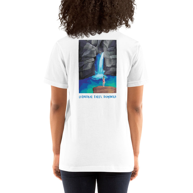 Unisex t-shirt Cathedral Falls Dominica