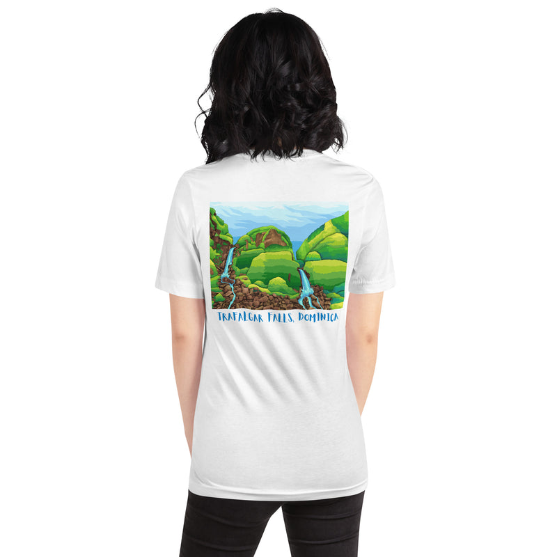 Unisex t-shirt Trafalgar Falls Dominica